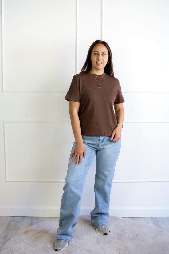 Sterre T-shirt Bruin - Afbeelding 2