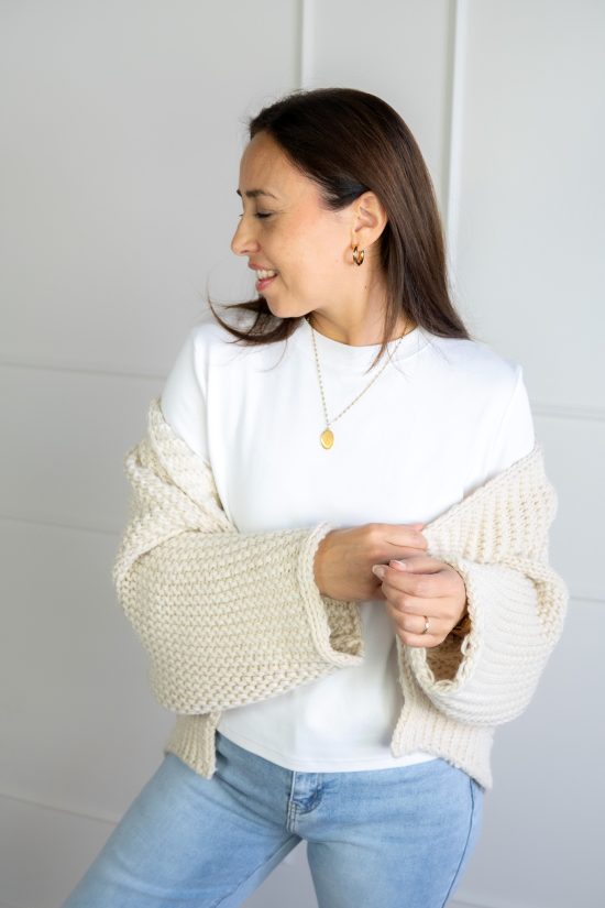 Moni Vest Creme - Afbeelding 2