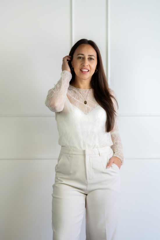 Fabiana Kanten Top Wit