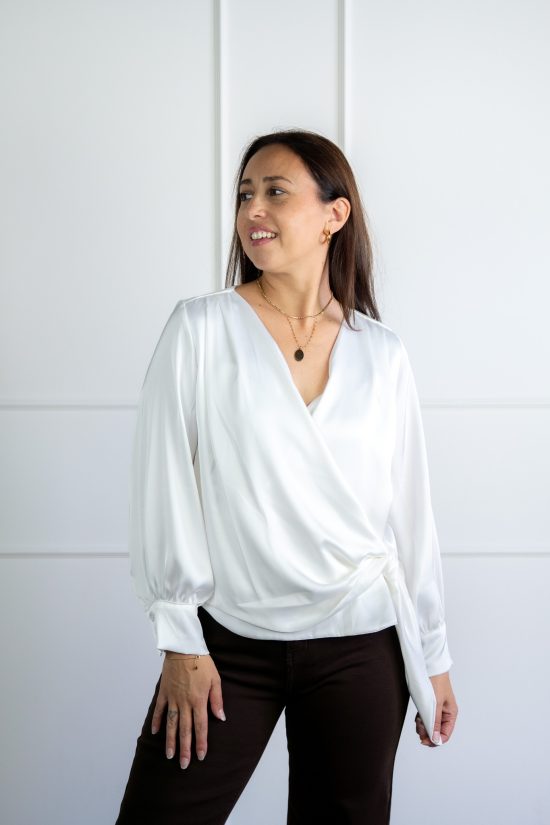 Chantal Blouse Wit - Afbeelding 4