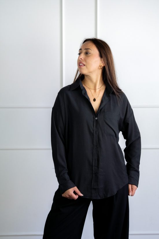 Annie Blouse Zwart - Afbeelding 2