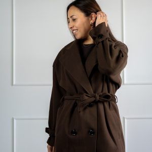 Bruna Trenchcoat Bruin