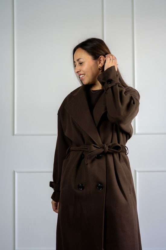 Bruna Trenchcoat Bruin