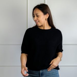 Ella T-shirt Zwart