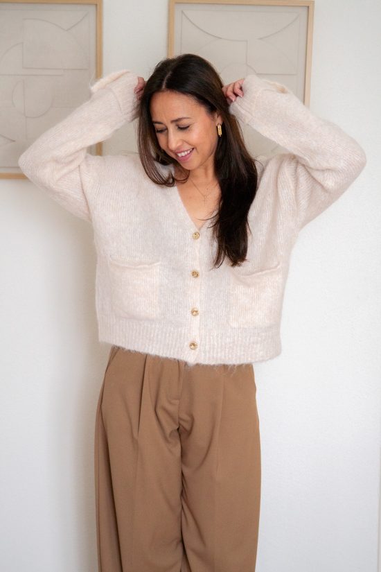 Fara Vest Creme - Afbeelding 2