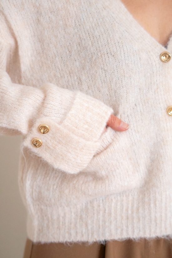 Fara Vest Creme - Afbeelding 3