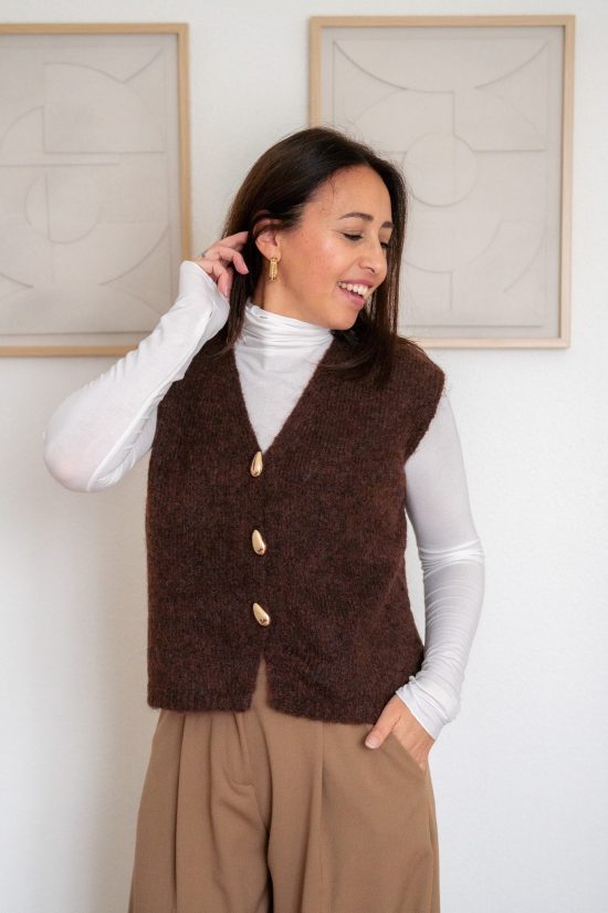 Selena Gilet Bruin