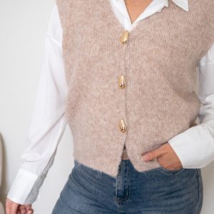 Selena Gilet Creme