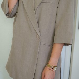 Lisa oversized blazer taupe
