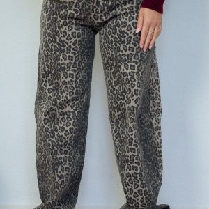 Mila Ballon Jeans Leopard