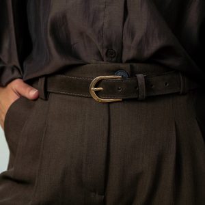 Tori Riem Leder Bruin 85 cm