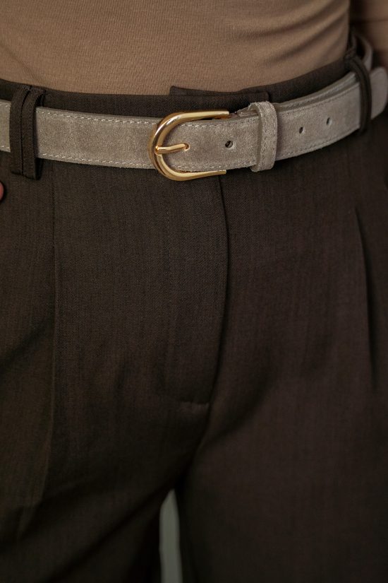 Tori Riem Leder Taupe 85 cm - Afbeelding 2