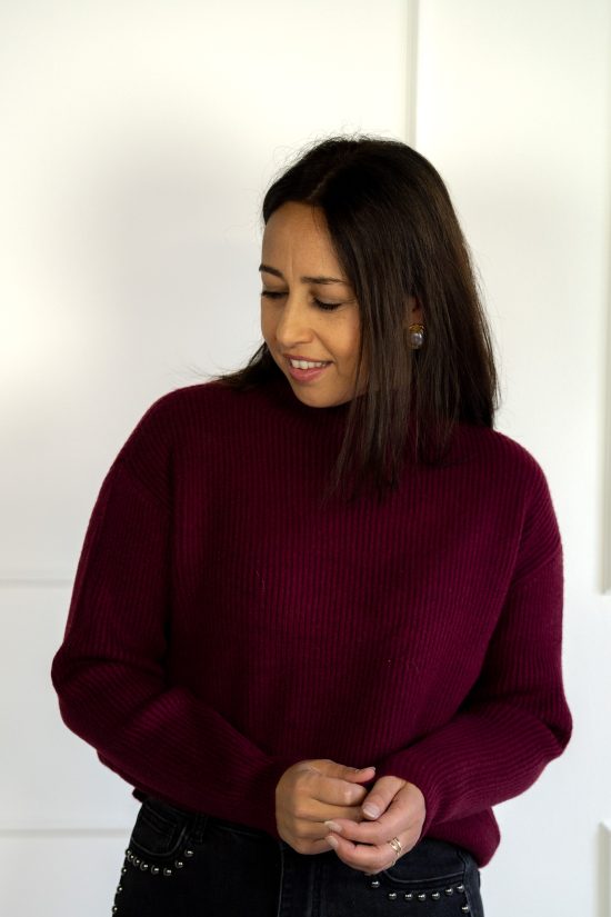Nadja Trui Bordeaux