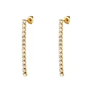 SC Oorbellen Met Strass Goud