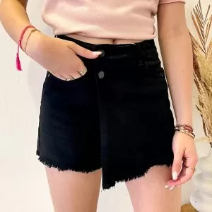 SC Femke Denim Skort Zwart