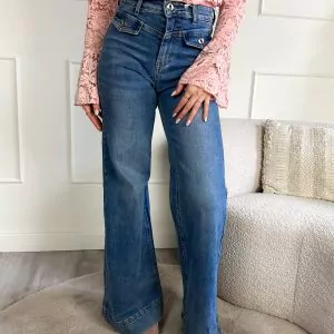 SC Jolina Flared Jeans Blauw
