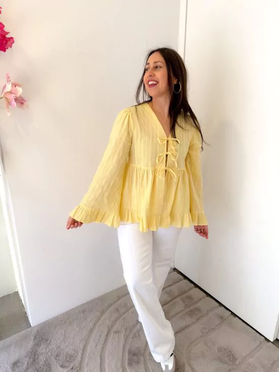SC Zola Blouse Geel - Afbeelding 2
