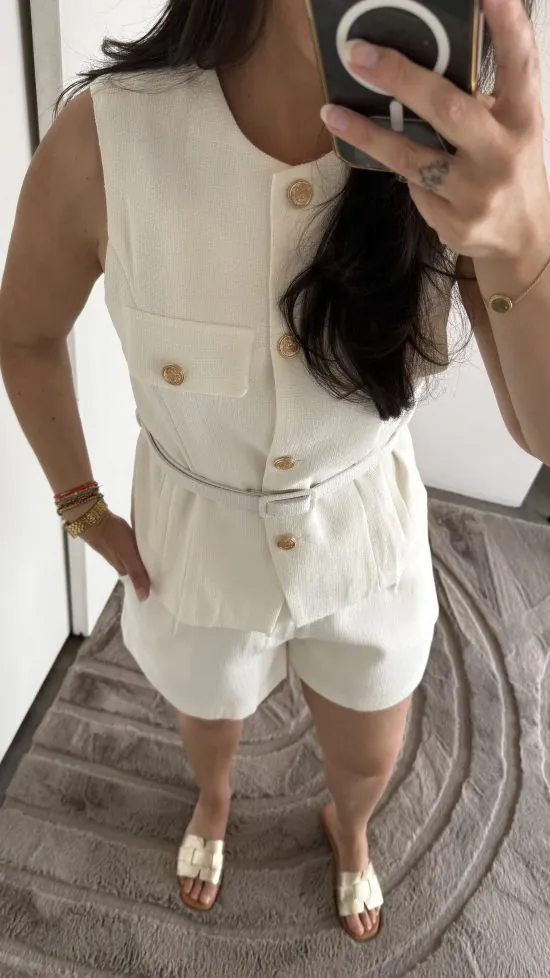 SC Alessi Gilet wit - Afbeelding 2