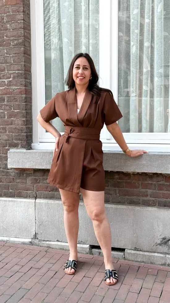 SC Elvera Playsuit Bruin