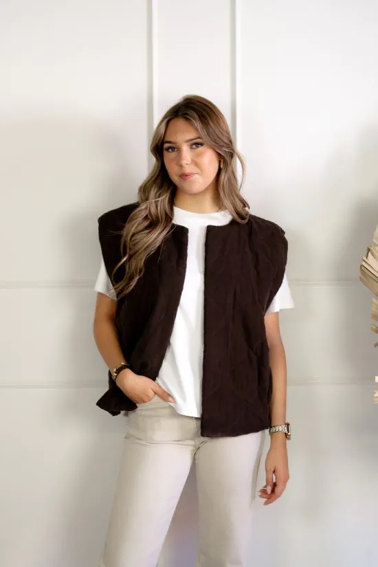 Jana Gilet Bruin