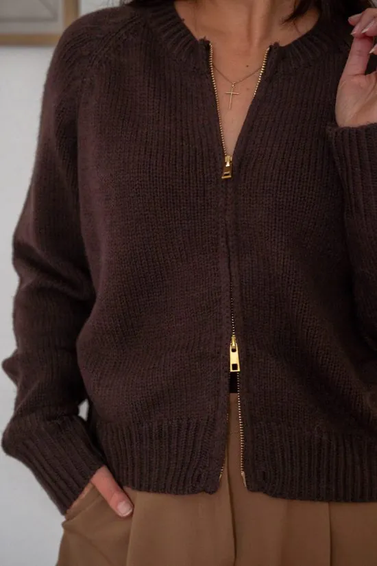 Manou Vest Bruin