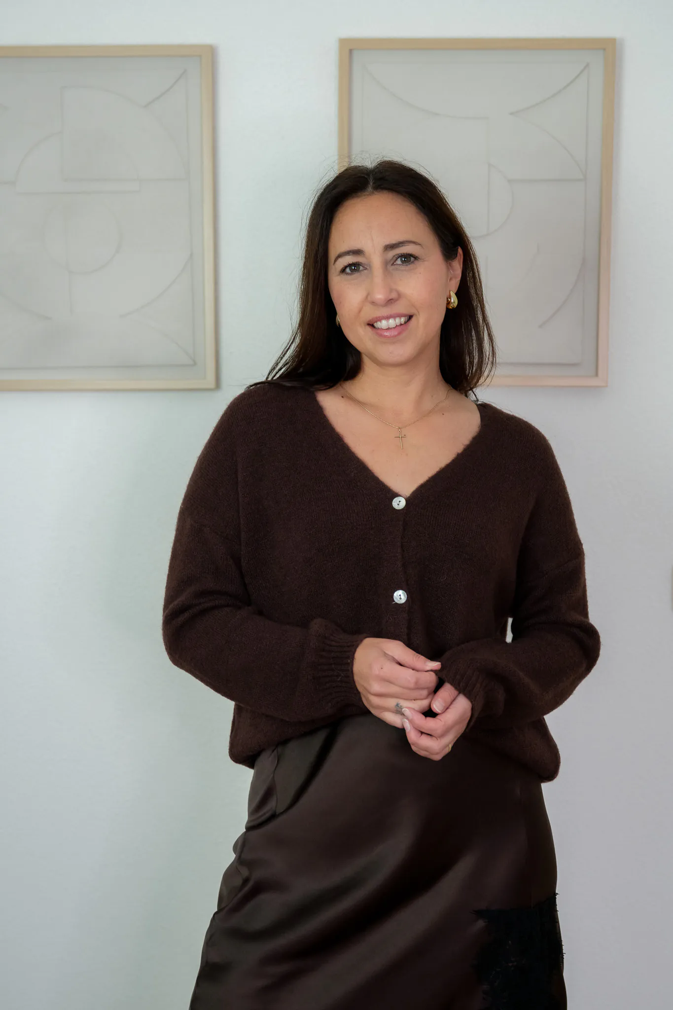 Babsi Vest Bruin - Afbeelding 3